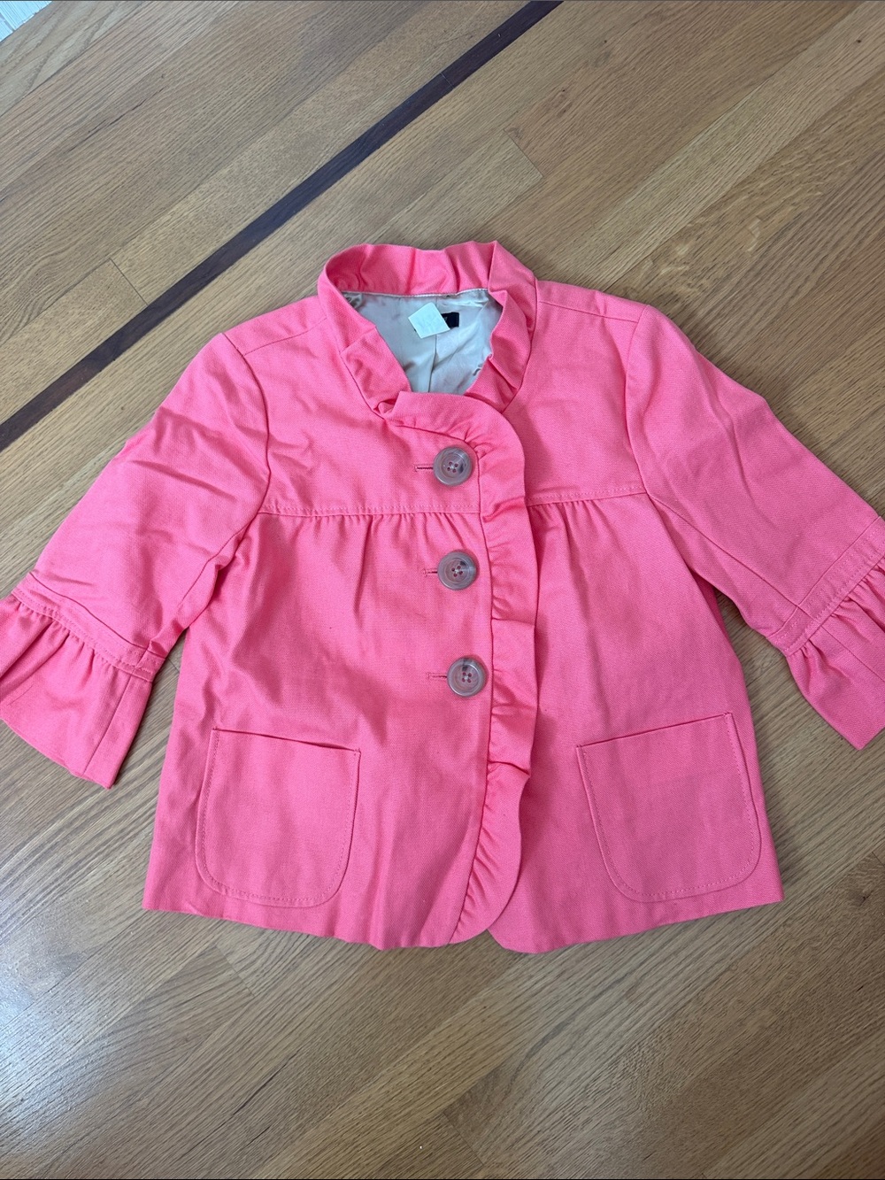 J. Crew ruffled blazer